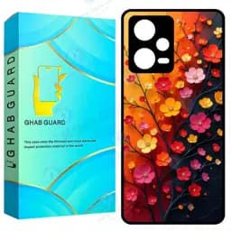 کاور قاب گارد طرح گل مدل Gchpn12p مناسب برای گوشی موبایل شیائومی Redmi Note 12 Pro 5G