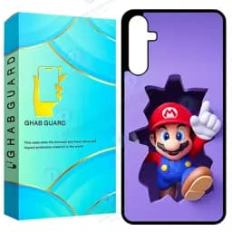 کاور قاب گارد طرح ماریو مدل GCHPA24 مناسب برای گوشی موبایل سامسونگ Galaxy A24 4G