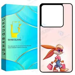 کاور قاب گارد طرح خرگوش مدل GCHPX6 مناسب برای گوشی موبایل شیائومی Redmi Note 13 Pro 5G / Poco X6 5G