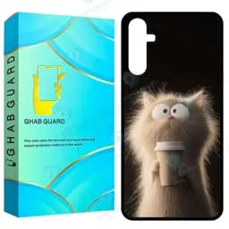 کاور قاب گارد طرح گربه مدل GCHPA24 مناسب برای گوشی موبایل سامسونگ Galaxy A24 4G