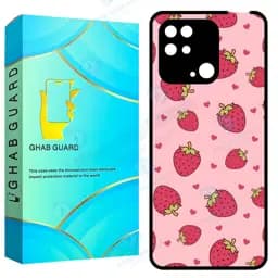کاور قاب گارد طرح توت فرنگی مدل G10c20 مناسب برای گوشی موبایل شیائومی Redmi 10C / Redmi 10 Power / Redmi 10 India / Poco C40