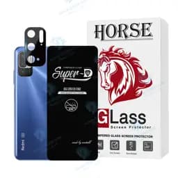 محافظ صفحه نمایش هورس مدل Suplnfuho مناسب برای گوشی موبایل شیائومی Poco M3 Pro 4G / Poco M3 Pro 5G / Redmi Note 10 5G / Redmi Note 10T 5G به همراه محافظ لنز گوشی