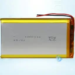باتری لیتیوم پلیمر با ظرفیت 10000mAh سایز 1260110
