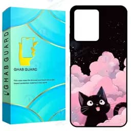 کاور قاب گارد طرح گربه مدل GCHPN12 مناسب برای گوشی موبایل شیائومی Redmi Note 12 4G