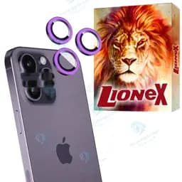 محافظ لنز دوربین شیشه‌ای لایونکس مدل Shlzl مناسب برای گوشی موبایل اپل iPhone 14 Pro Max