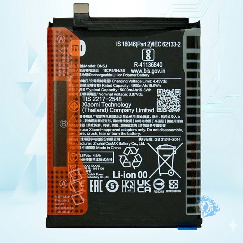 باتری شیائومی Xiaomi Redmi Note 12 5G Bn5j خرید