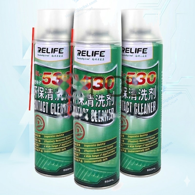 اسپری خشک شستشوی برد و قطعات الکترونیک ریلایف مدل Relife Rl-530 خرید