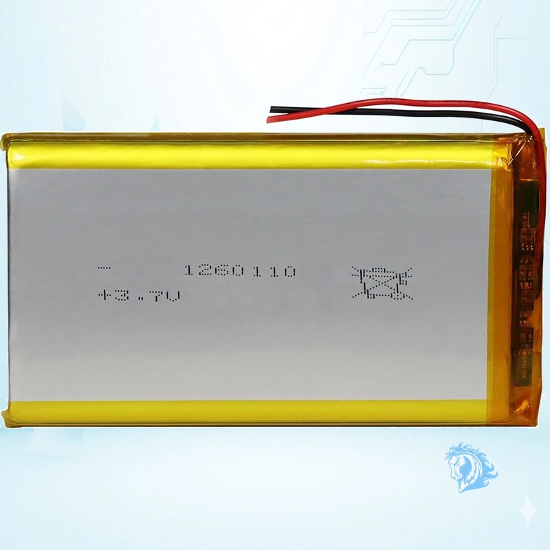 باتری لیتیوم پلیمر با ظرفیت 10000mAh سایز 1260110 خرید