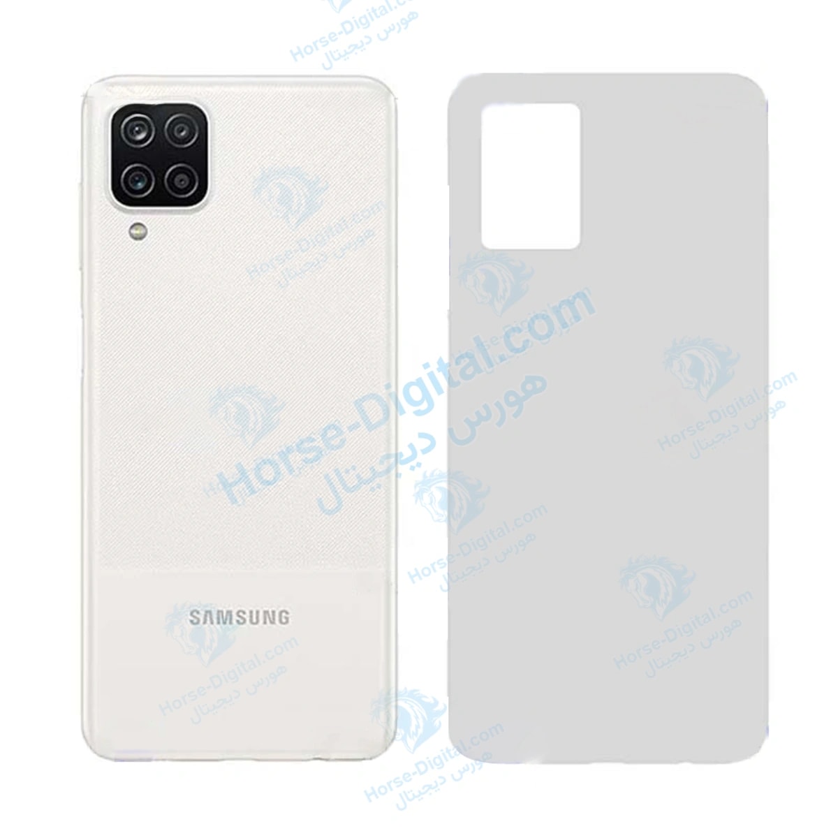 برچسب پشت نانو Samsung Galaxy A12 مدل مات خرید