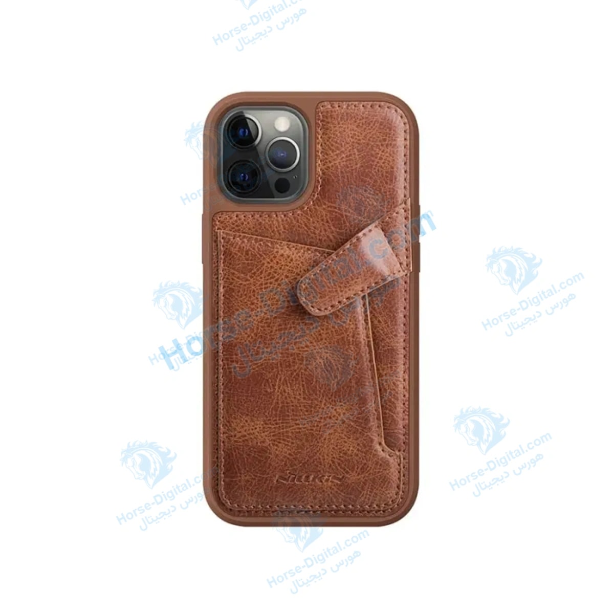 قاب محافظ چرمی نیلکین اپل Nillkin Aoge Leather Case Apple iPhone 12 mini خرید
