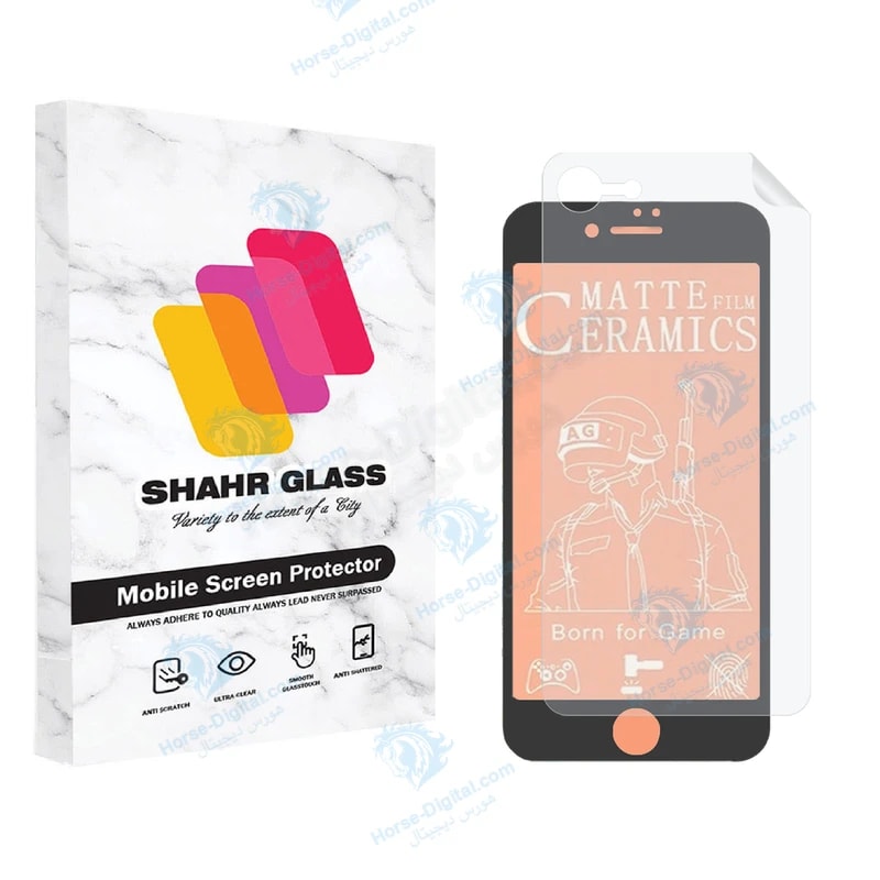 محافظ صفحه نمایش مات شهر گلس مدل 2CMN مناسب برای گوشی موبایل اپل iPhone Se 2022 به همراه محافظ پشت گوشی خرید