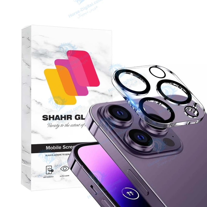 محافظ لنز دوربین شهر گلس مدل 3DLNZSLSH مناسب برای گوشی موبایل اپل iPhone 12 Pro Max خرید