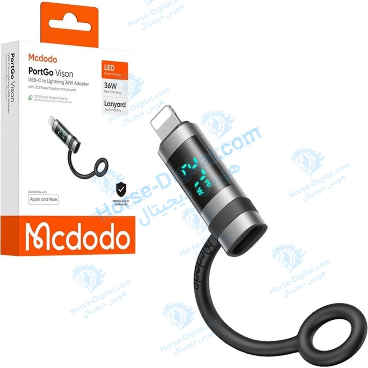 تبدیل پورت تایپ سی به لایتنینگ مک‌دودو مدل Mcdodo Ot-2610 خرید