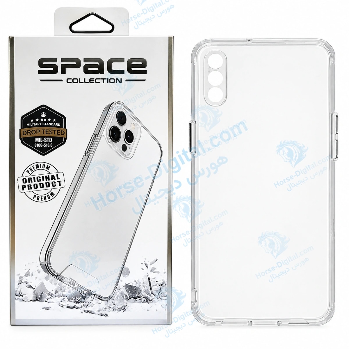 قاب پشت کریستالی محافظ لنز دار Space Collection گوشی سامسونگ A50 خرید