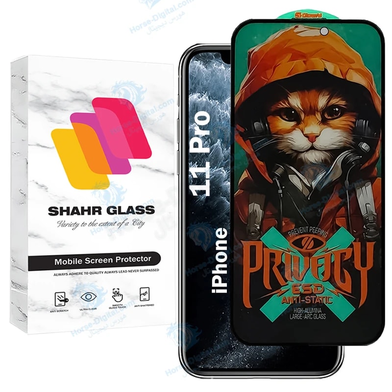محافظ صفحه نمایش شهر گلس مدل Catprv مناسب برای گوشی موبایل اپل iPhone Xs / iPhone 11 Pro خرید