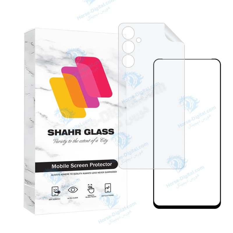 محافظ صفحه نمایش شفاف شهر گلس مدل Ceraminanosh مناسب برای گوشی موبایل سامسونگ Galaxy M54 5G به همراه محافظ پشت گوشی خرید