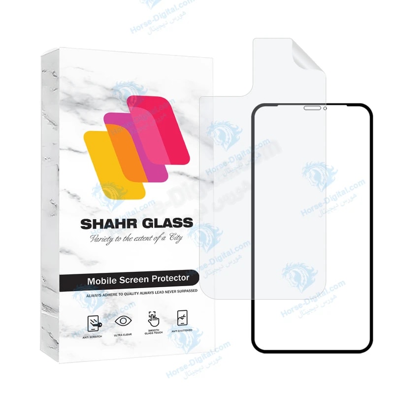 محافظ صفحه نمایش شفاف شهر گلس مدل Ceraminanosh مناسب برای گوشی موبایل اپل iPhone 11 به همراه محافظ پشت گوشی خرید