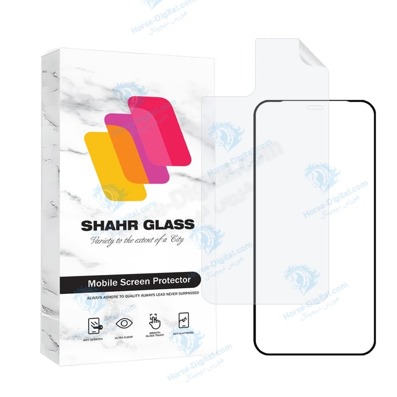 محافظ صفحه نمایش شفاف شهر گلس مدل Ceraminanosh مناسب برای گوشی موبایل اپل iPhone 11 Pro به همراه محافظ پشت گوشی خرید