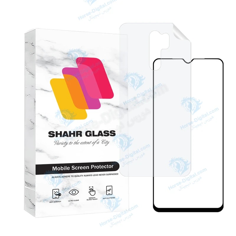 محافظ صفحه نمایش شفاف شهر گلس مدل Ceraminanosh مناسب برای گوشی موبایل شیائومی Redmi 9 به همراه محافظ پشت گوشی خرید