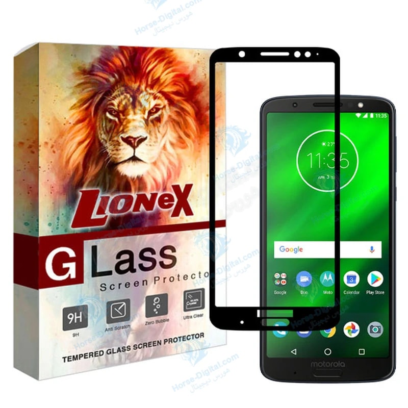 محافظ صفحه نمایش سرامیکی لایونکس مدل Ceramlion مناسب برای گوشی موبایل موتورولا Moto G6 Plus خرید