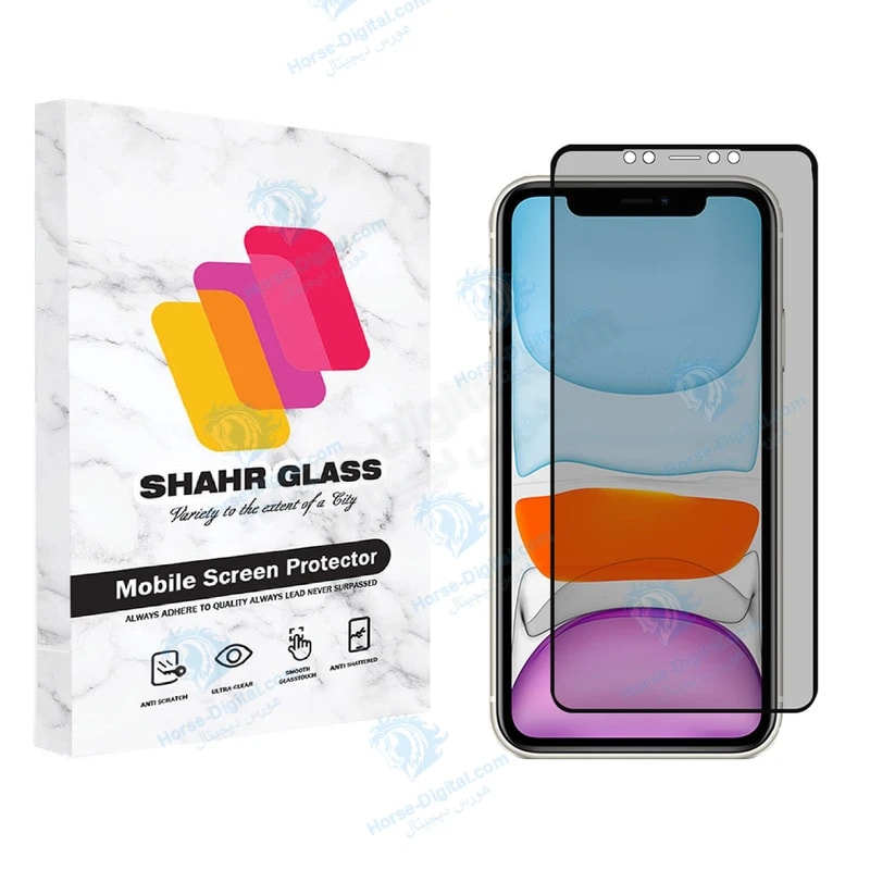محافظ صفحه نمایش حریم شخصی شهر گلس مدل Crp مناسب برای گوشی موبایل اپل iPhone Xr خرید