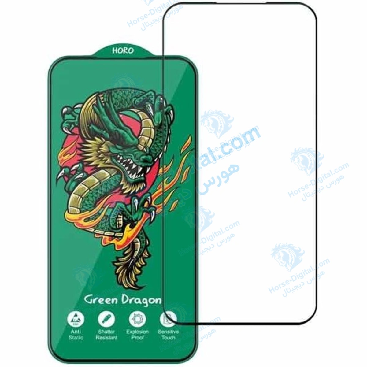 گلس سامسونگ گلکسی A55 مدل Horo Green Dragon خرید