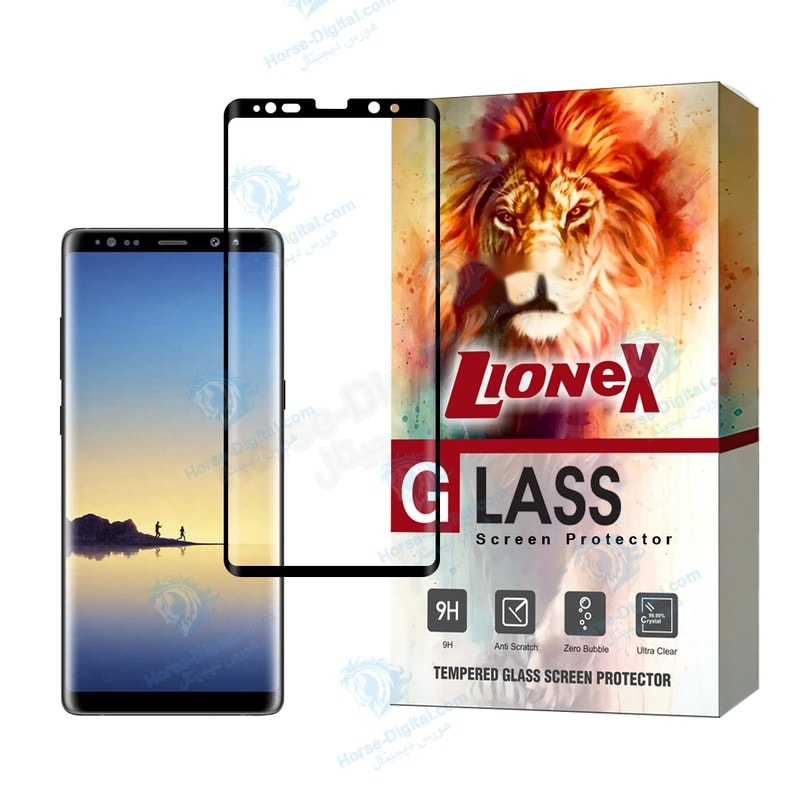 محافظ صفحه نمایش لایونکس مدل Edgnwli مناسب برای گوشی موبایل سامسونگ Galaxy Note 8 / Galaxy Note 9 خرید