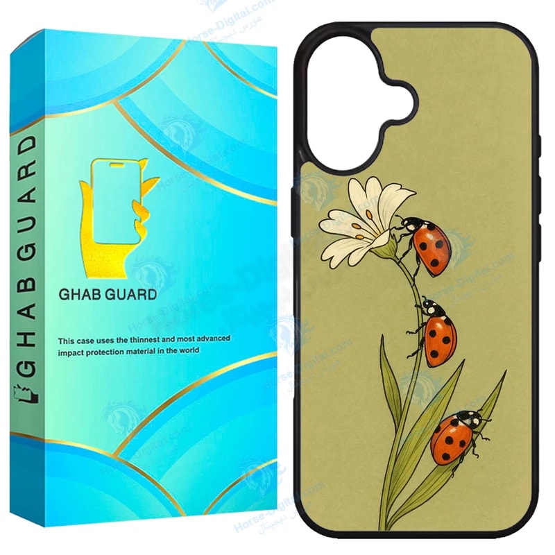 کاور قاب گارد طرح کفشدوزک مدل G16pl مناسب برای گوشی موبایل اپل iPhone 16 Plus خرید