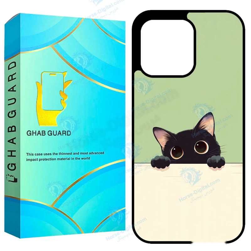 کاور قاب گارد طرح گربه مدل Gchp13p مناسب برای گوشی موبایل اپل iPhone 13 Pro خرید