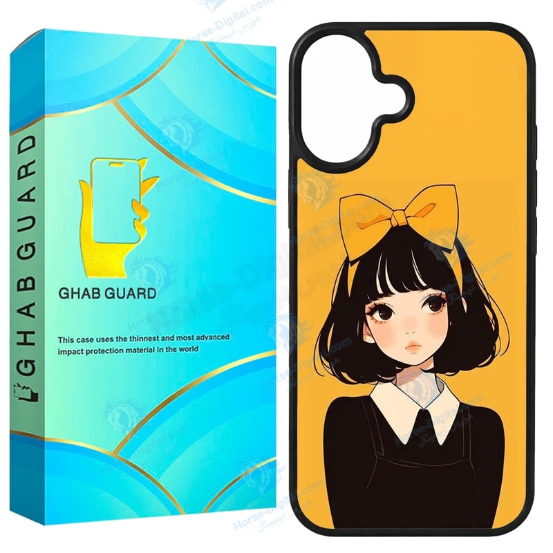 کاور قاب گارد طرح دختر مدل GCHP16 مناسب برای گوشی موبایل اپل iPhone 16 خرید