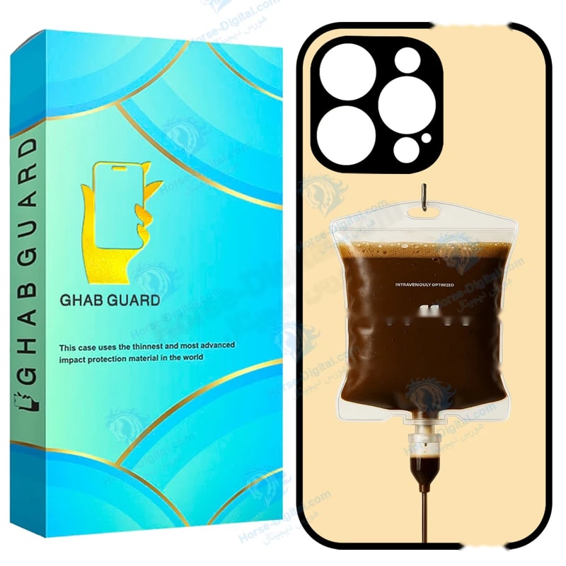 کاور قاب گارد طرح یک واحد قهوه مدل Gchp16p مناسب برای گوشی موبایل اپل iPhone 16 Pro خرید