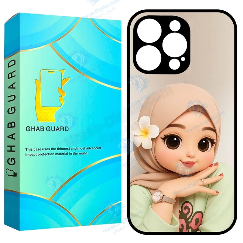 کاور قاب گارد طرح دختر مدل Gchp16p مناسب برای گوشی موبایل اپل iPhone 16 Pro خرید