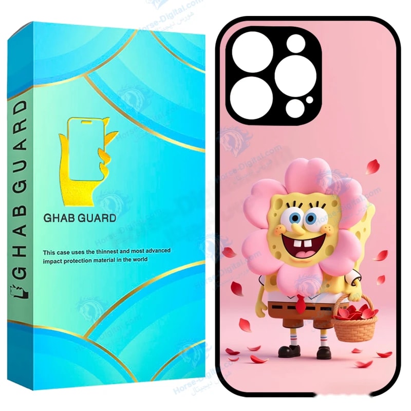 کاور قاب گارد طرح باب اسفنجی مدل Gchp16p مناسب برای گوشی موبایل اپل iPhone 16 Pro خرید
