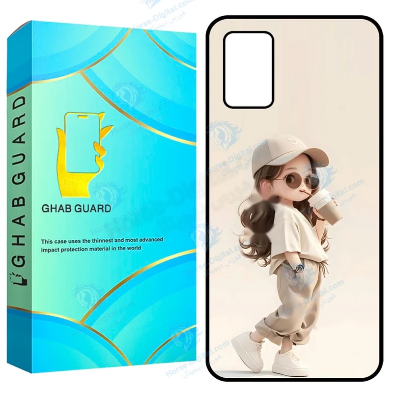 کاور قاب گارد طرح دختر مدل Gchpa03s مناسب برای گوشی موبایل سامسونگ Galaxy A02s / M02s / A03s خرید