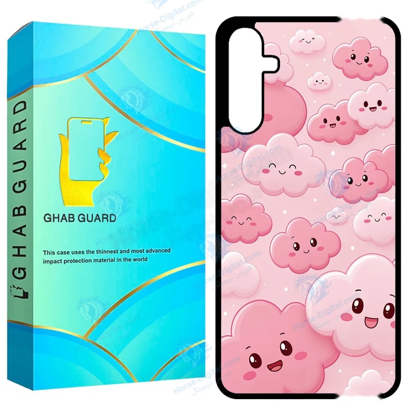 کاور قاب گارد طرح ابر صورتی مدل GCHPA14 مناسب برای گوشی موبایل سامسونگ Galaxy A14 4G / A14 5G / M14 5G خرید