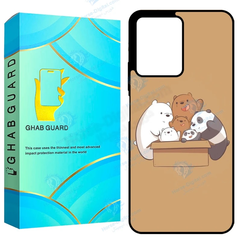 کاور قاب گارد طرح خرسی مدل GCHPN12 مناسب برای گوشی موبایل شیائومی Redmi Note 12 4G خرید