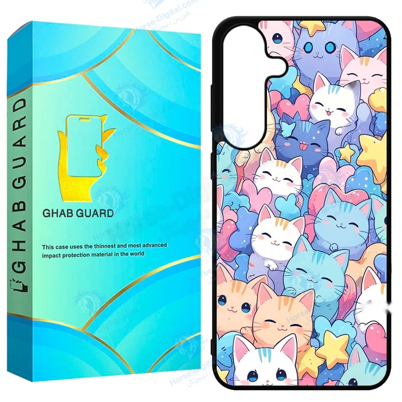 کاور قاب گارد طرح گربه مدل GCHPS24 مناسب برای گوشی موبایل سامسونگ Galaxy S24 خرید