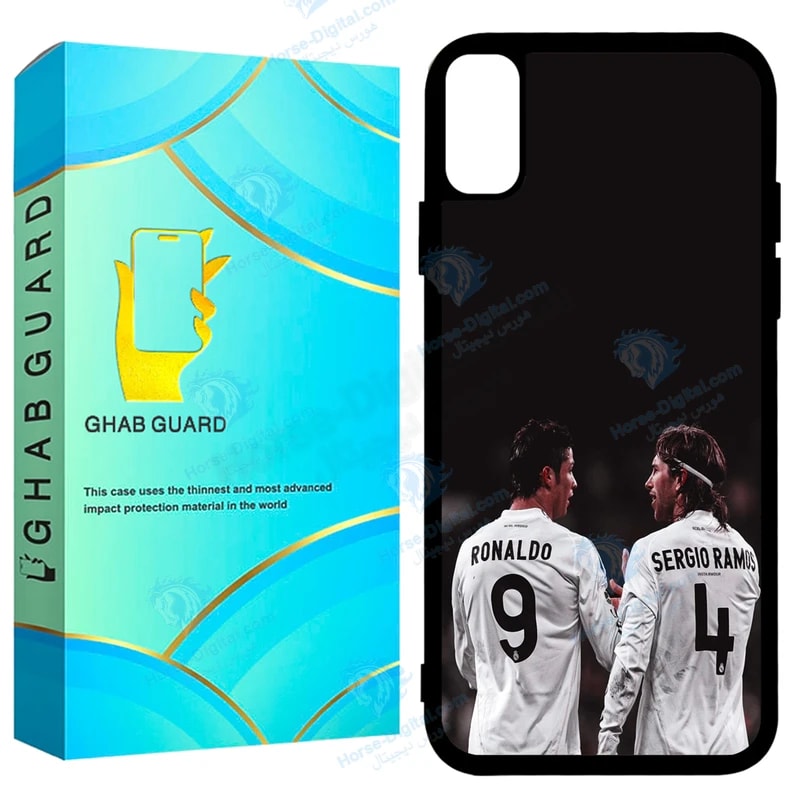 کاور قاب گارد طرح رونالدو و سرجیو مدل Gchpx مناسب برای گوشی موبایل اپل iPhone X / Xs خرید