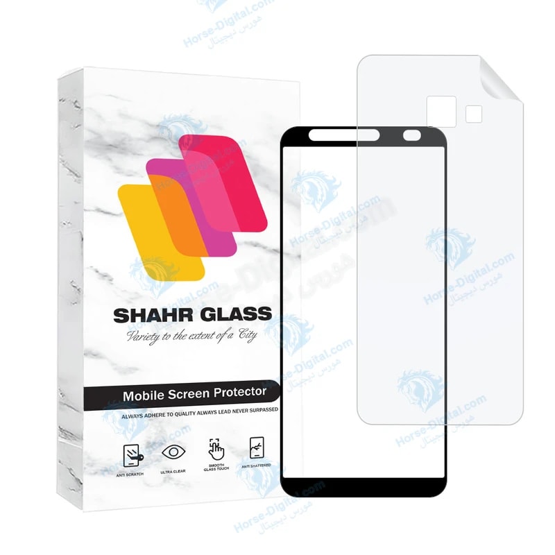 محافظ صفحه نمایش مات شهر گلس مدل Mceramnanosh مناسب برای گوشی موبایل سامسونگ Galaxy J4 Plus به همراه محافظ پشت گوشی خرید