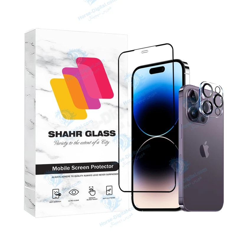 محافظ صفحه نمایش شهر گلس مدل Mful3dsh مناسب برای گوشی موبایل اپل iPhone 12 Pro به همراه محافظ لنز دوربین خرید