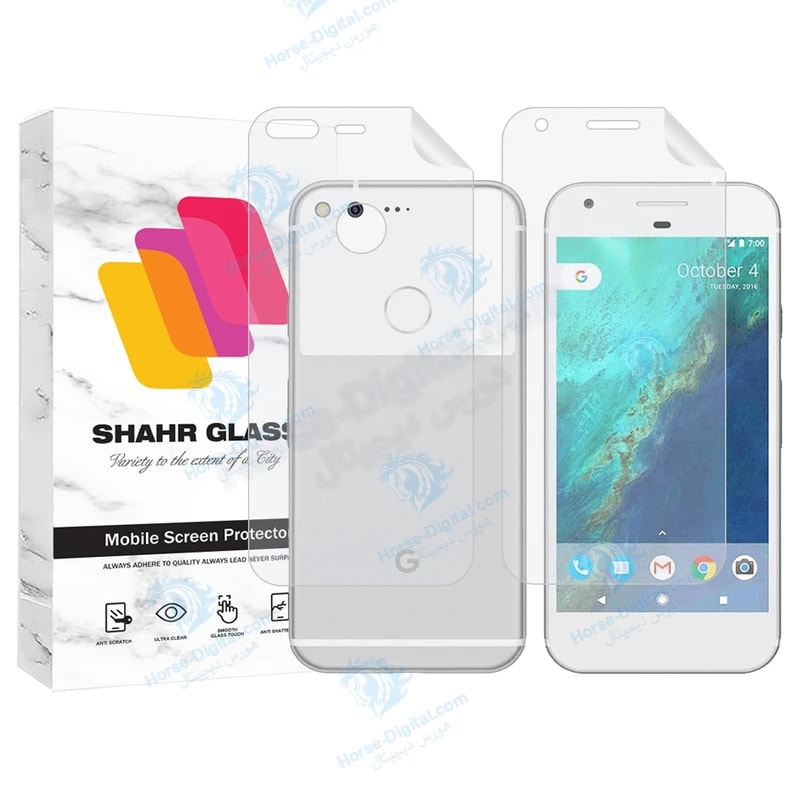 محافظ صفحه نمایش شهر گلس مدل Mtnanfbsh مناسب برای گوشی موبایل گوگل Pixel به همراه محافظ پشت گوشی خرید