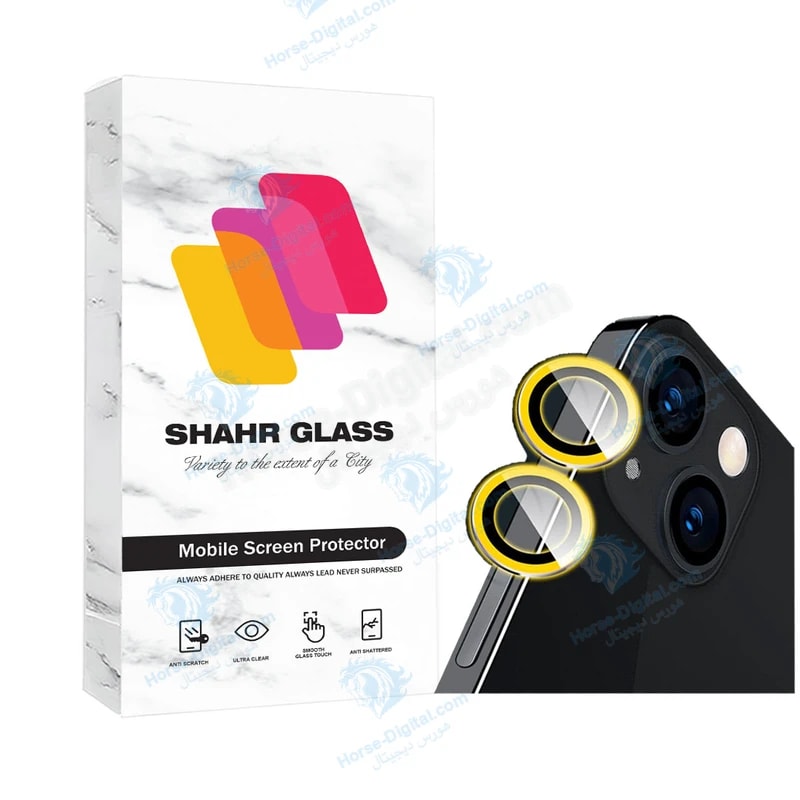 محافظ لنز دوربین شهر گلس مدل Shabrangs مناسب برای گوشی موبایل اپل iPhone 13 / 13 mini خرید