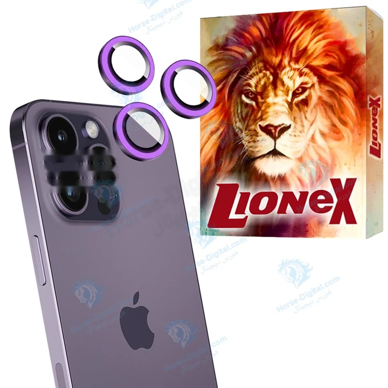 محافظ لنز دوربین شیشه‌ای لایونکس مدل Shlzl مناسب برای گوشی موبایل اپل iPhone 14 Pro Max خرید