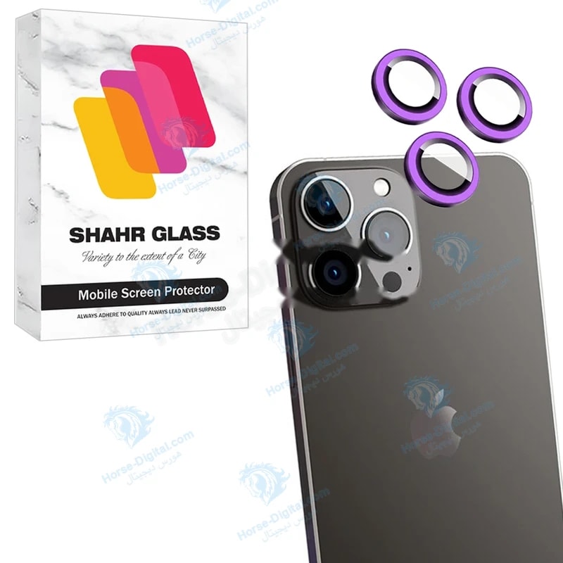 محافظ لنز دوربین شیشه‌ای شهر گلس مدل Shlzs مناسب برای گوشی موبایل اپل iPhone 13 Pro Max خرید