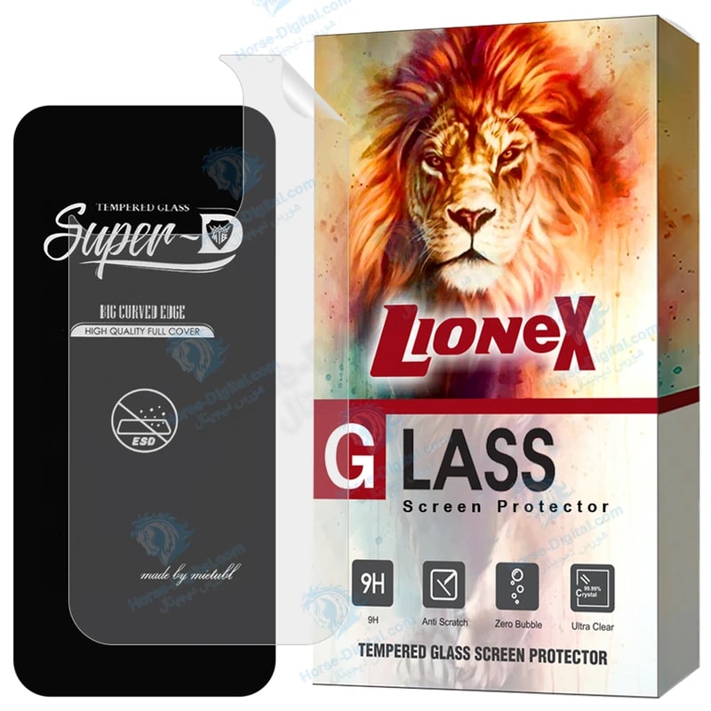 محافظ صفحه نمایش لایونکس مدل Sunl مناسب برای گوشی موبایل اپل iPhone 15 Pro Max به همراه محافظ پشت گوشی خرید