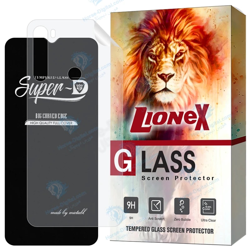 محافظ صفحه نمایش لایونکس مدل Sunl مناسب برای گوشی موبایل شیائومی Redmi Note 8 / Redmi Note 8 2021 به همراه محافظ پشت گوشی خرید
