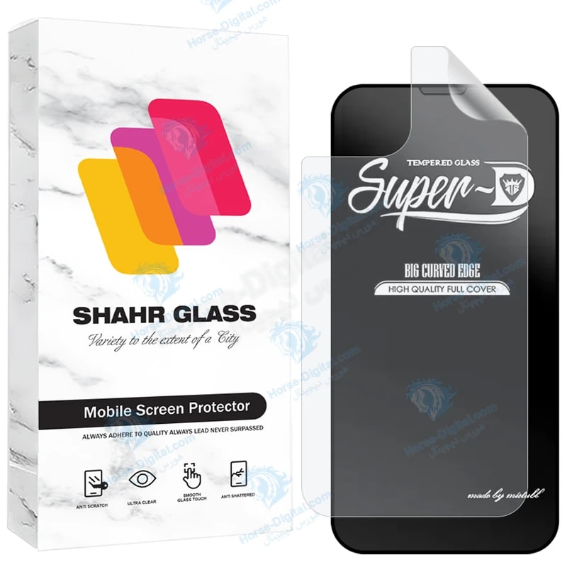 محافظ صفحه نمایش شهر گلس مدل Suns مناسب برای گوشی موبایل اپل iPhone 13 به همراه محافظ پشت گوشی خرید