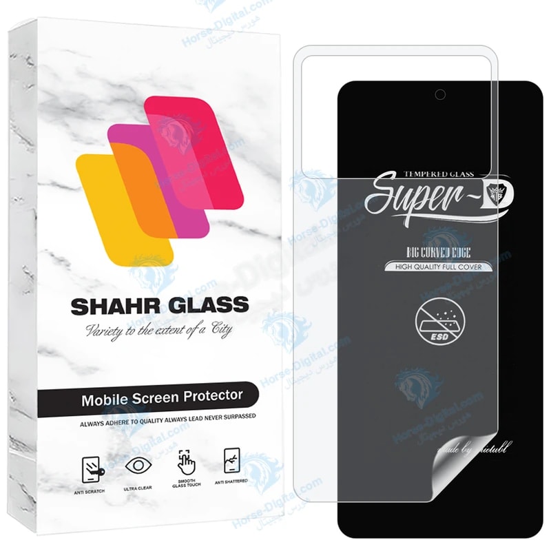 محافظ صفحه نمایش شهر گلس مدل Suns مناسب برای گوشی موبایل شیائومی Redmi Note 12 5G / Poco X5 به همراه محافظ پشت گوشی خرید