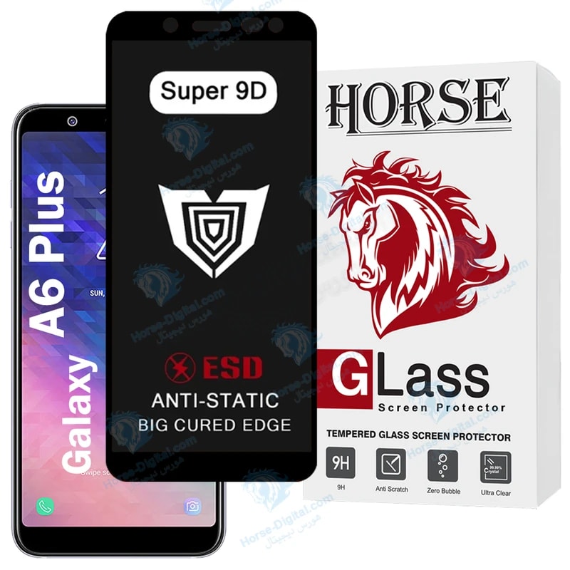 محافظ صفحه نمایش هورس مدل Sup9dbh مناسب برای گوشی موبایل سامسونگ Galaxy A6 Plus خرید
