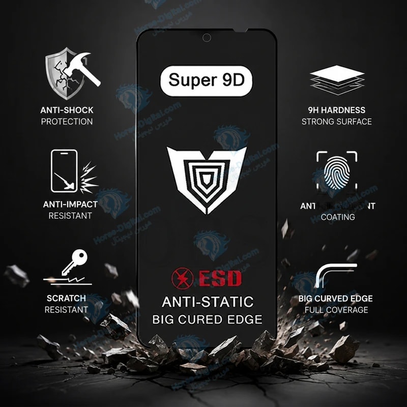 محافظ صفحه نمایش هورس مدل Sup9dbh مناسب برای گوشی موبایل هوآوی Y9s خرید